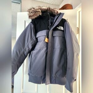 The North Face Men's Small Grey/Black Snowboard Jacket